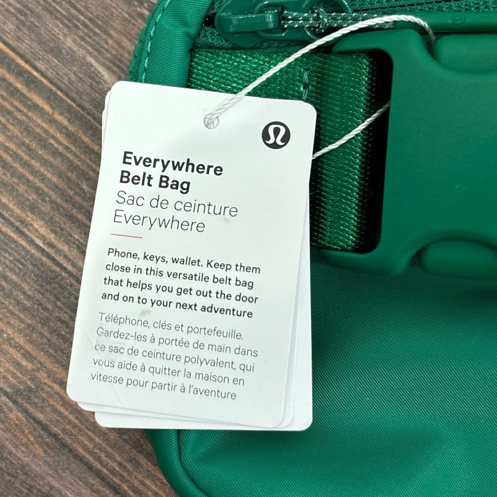 NWT Lululemon Everywhere Belt Bag In Raceway Green - Picture 9 of 9